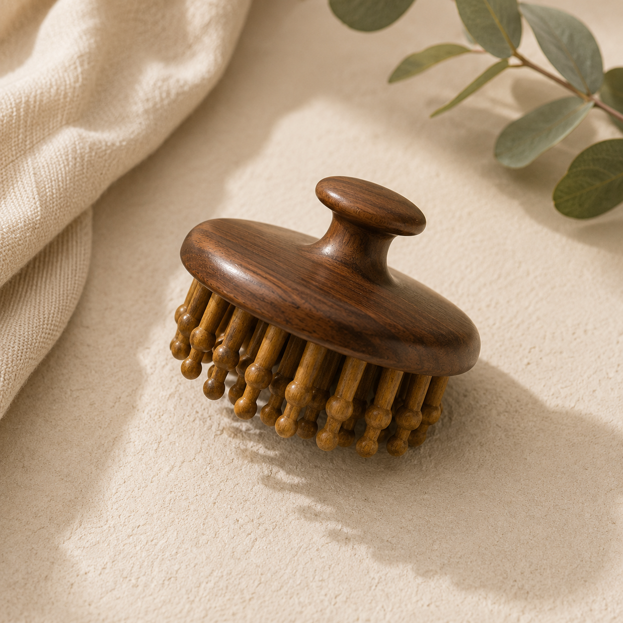 Rosewood Scalp Massager - Naturall Skincare